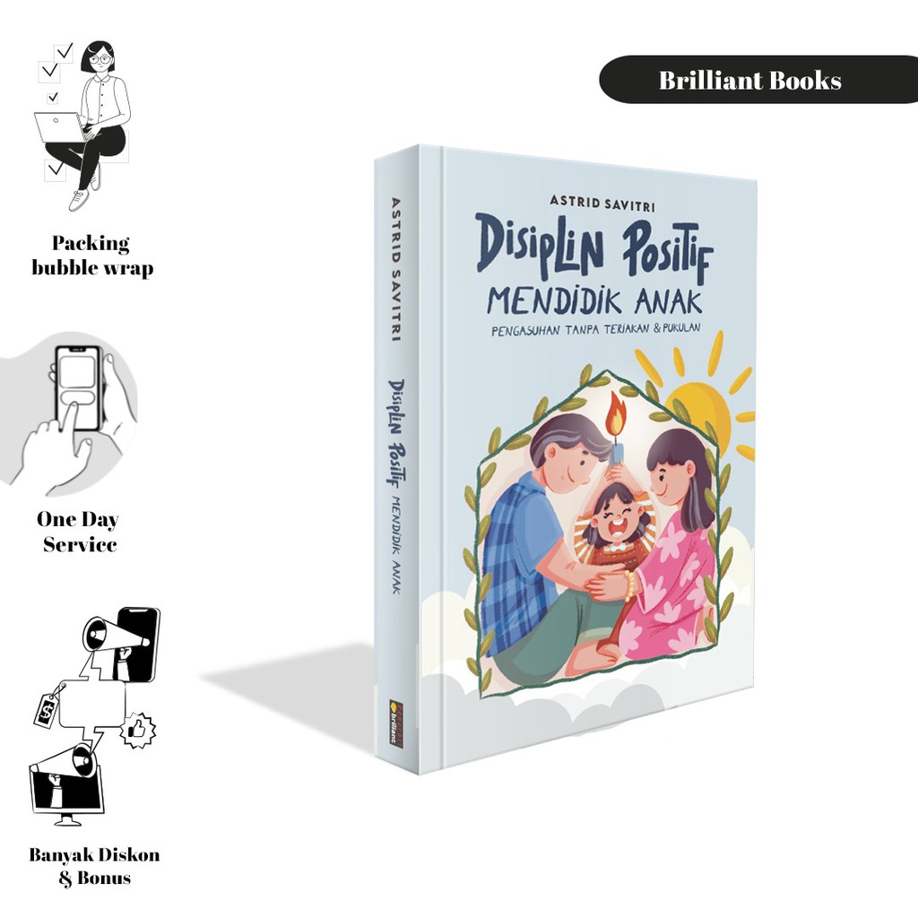 PROMO - Buku Parenting : Disiplin Positif Mendidik Anak - Brilliant Books