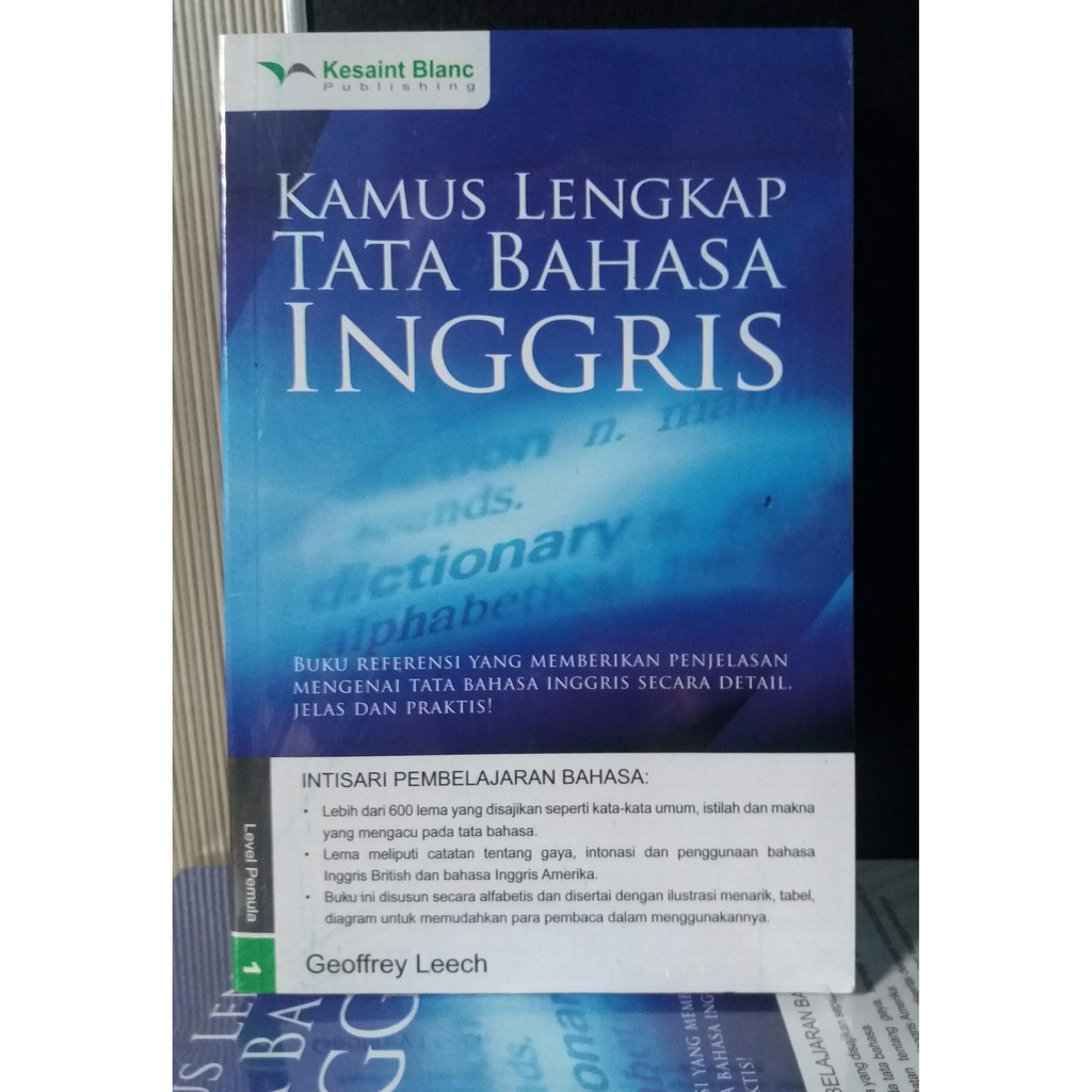 Unik KAMUS LENGKAP TATA BAHASA INGGRIS BY Geoffrey Leech Berkualitas