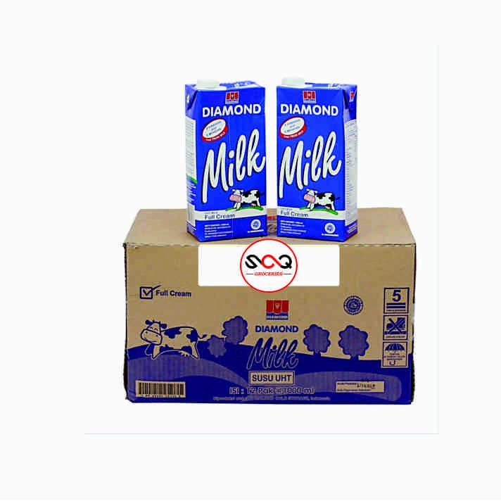 

Diamond Susu UHT Full Cream 12 x 1 Ltr