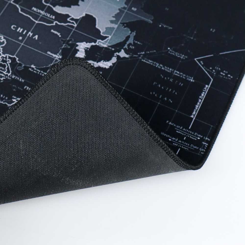 Mouse Pad Gaming XL Desk Mat Motif Peta Dunia 400 x 800 mm Bahan Soft Anti Air, Anti Slip