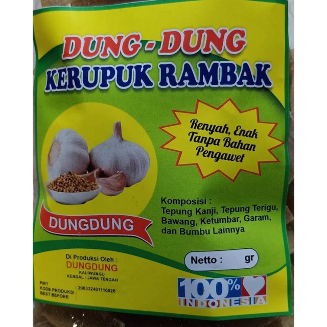 

Kerupuk Krupuk Dung Dung Rambak Asli Kendal