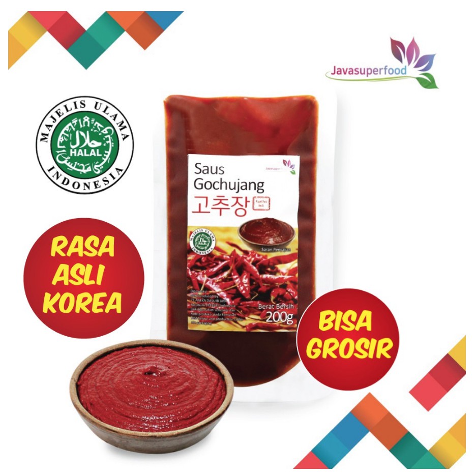 

GOCHUJANG HALAL 200G / SAMBAL KOREA / KOREAN CHILLI PASTE / GOCUJANG / SAMBAL PASTA KOREA