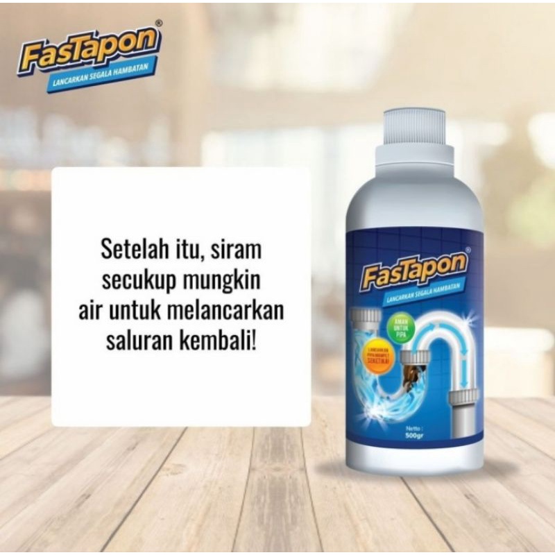 Fastapon Anti Mampet WC Fastapon Anti Sumbat Saluran Air Anti Sumbat Saluran  Pipa 500 Gram