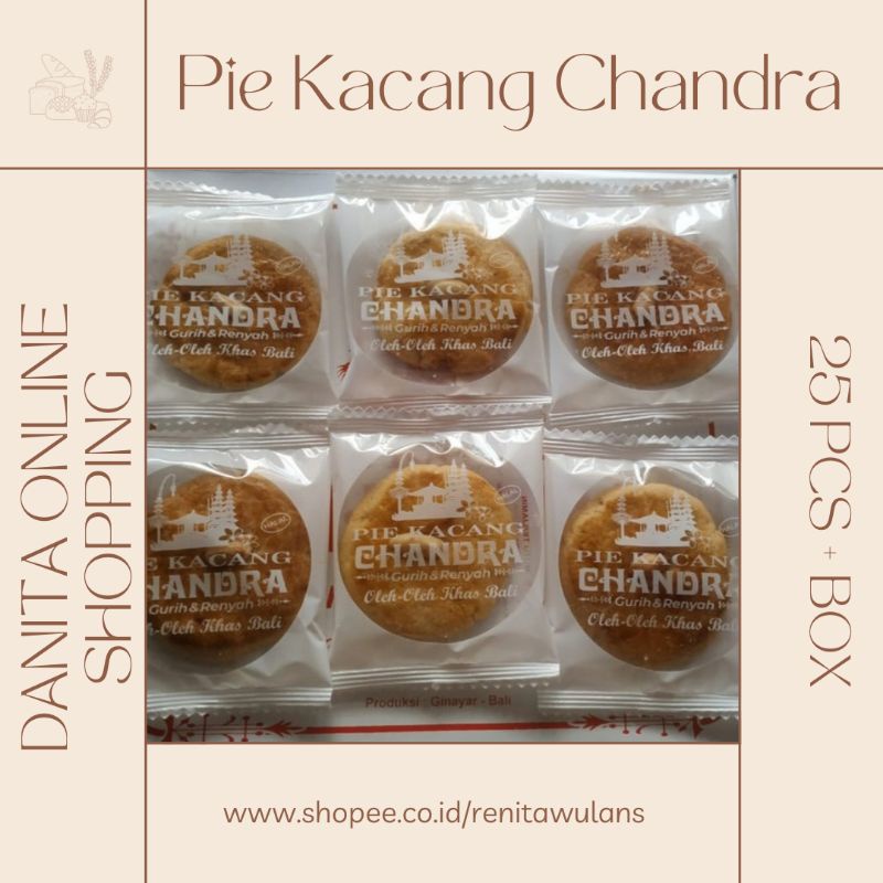 [DANITA] PIE KACANG CHANDRA + BOX