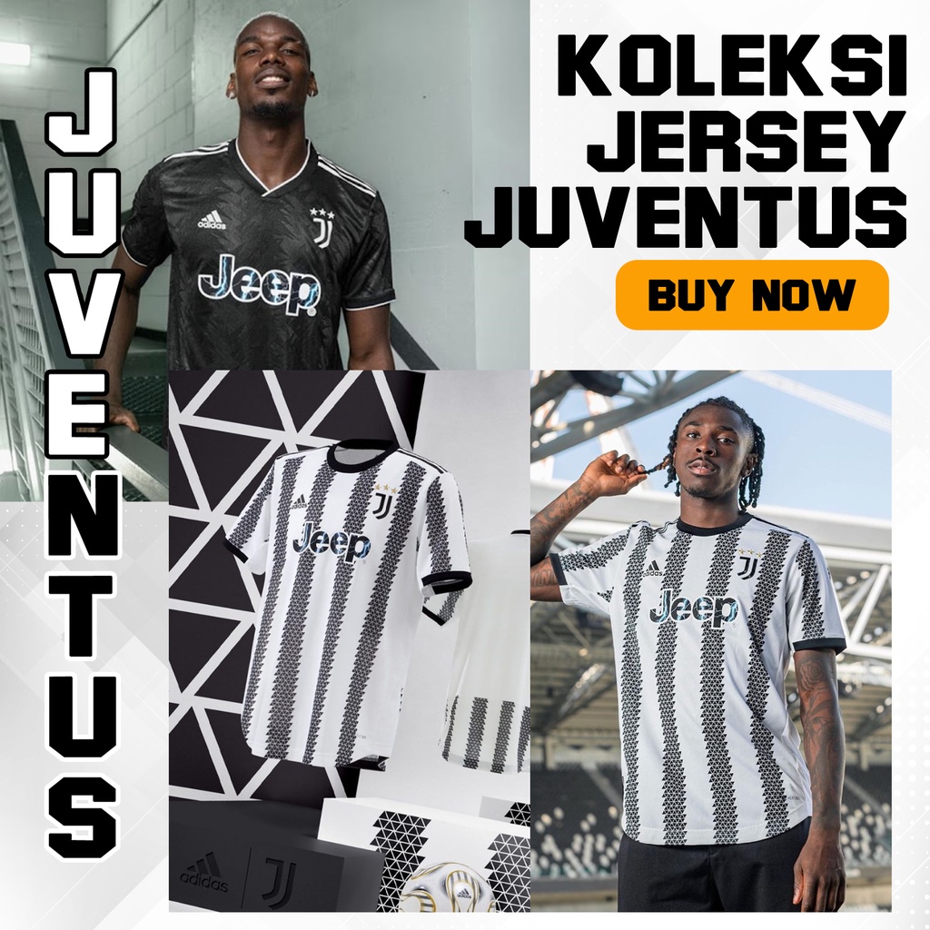 Jersey Bola JUVENTUS HOME AWAY THIRD Grade Ori