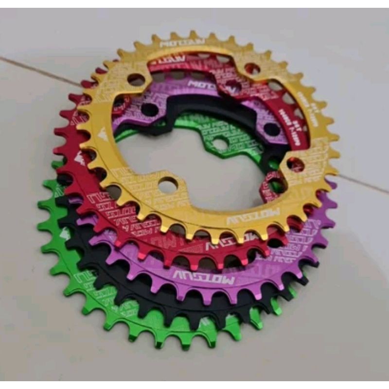 Chainring narrow wide 36T BCD 104 mm Alloy CNC Chain ring motsuv 36 T bcd 104mm mtb sepeda gunung