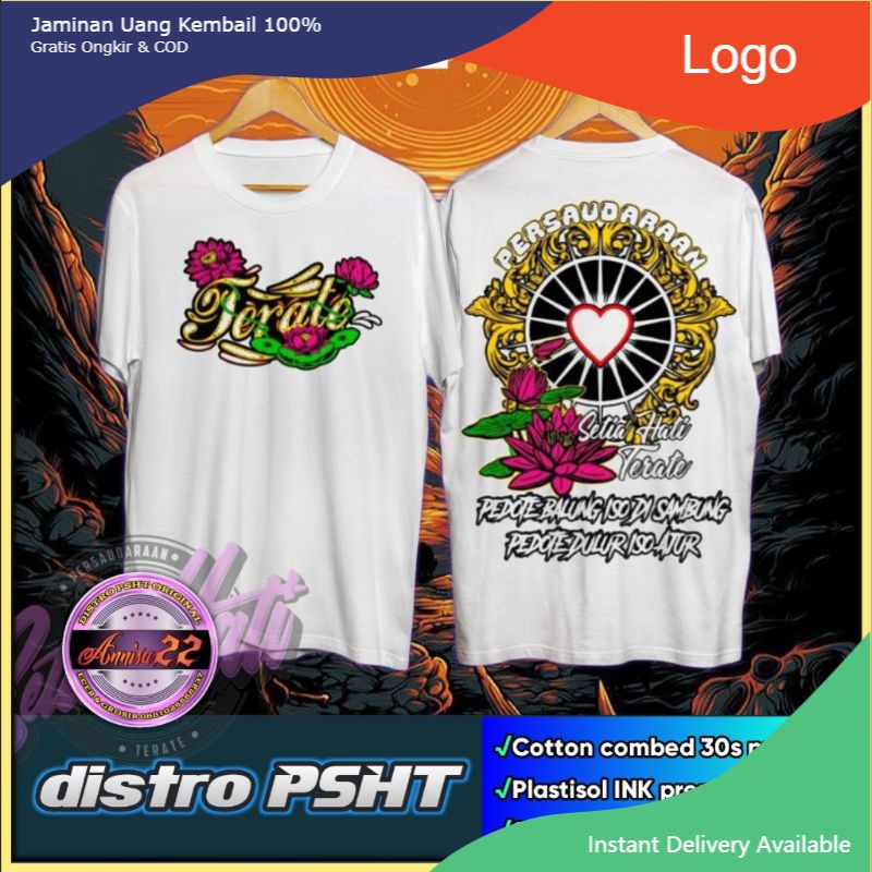 KAOS PSHT PUTIH ELEGAN/KAOS DISTRO/BISA COD (kode D1) Terimakasi telah order di toko kami