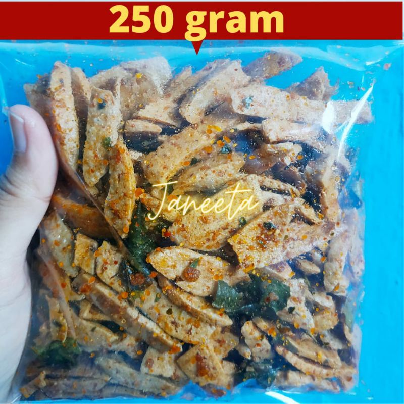 

Basreng Pedas Daun Jeruk Premium 250 gram Kemasan biasa Termurah