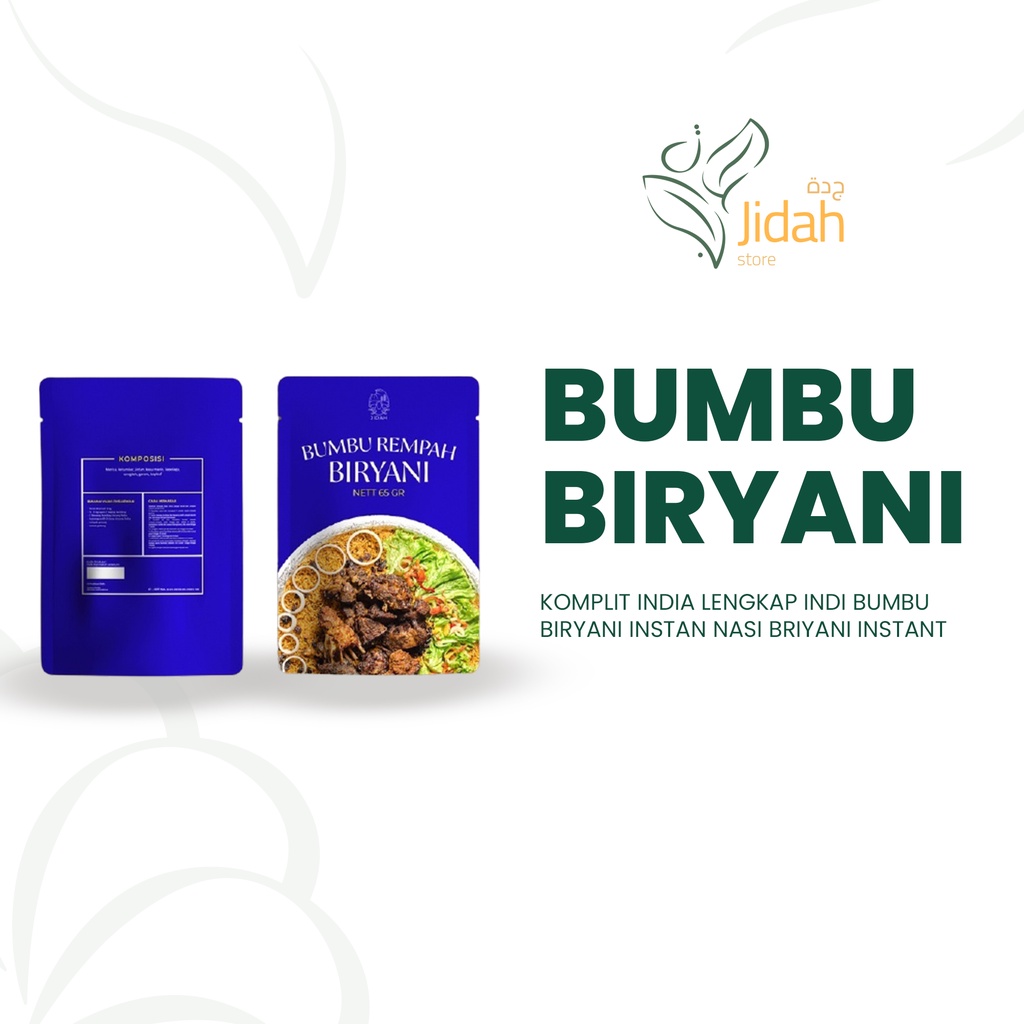 Bumbu Nasi briyani komplit india lengkap indi bumbu biryani instan nasi briyani instant