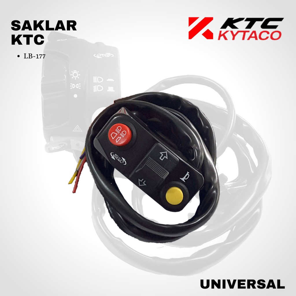 Saklar kiri ktc hitam LB-177