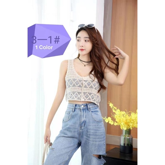 (RPA) ROMPI VEST NUDIE KOREA RAJUT IMPORT PREMIUM