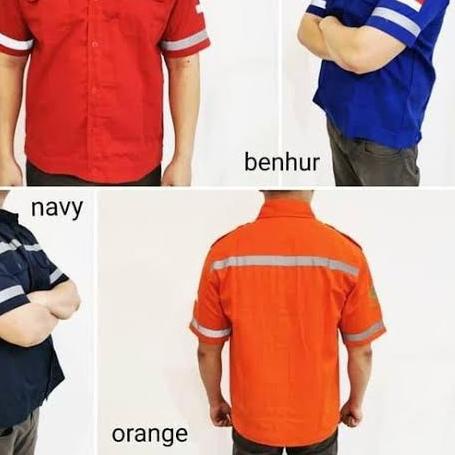 ➢ Wearpack Safety Lengan Pendek / Kemeja Safety Lengan Pendek ✿