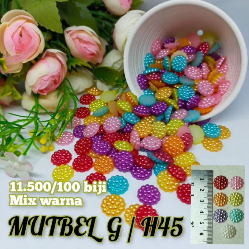 Mutiara Belah Mutbel Warna Warni Mutiara Belah Tempel