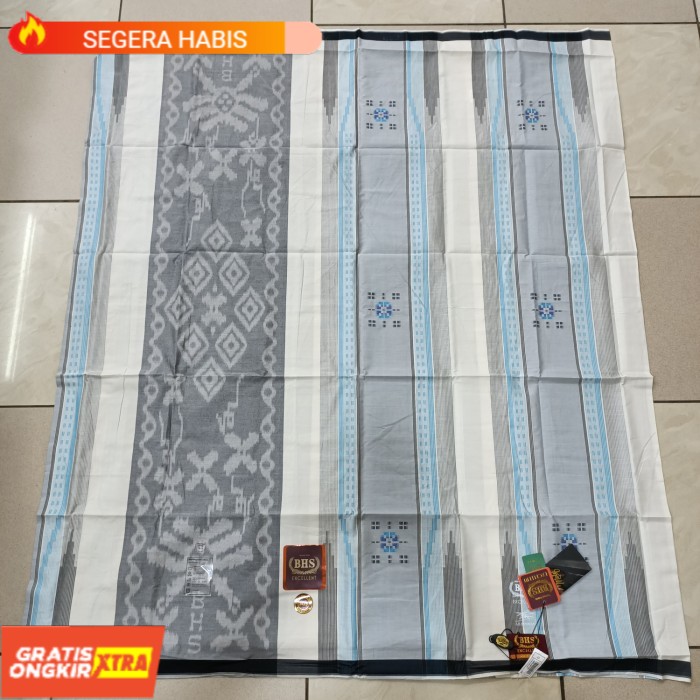 Sarung Tenun BHS Excellent Gold motif SGS Merk Baru Terbatas