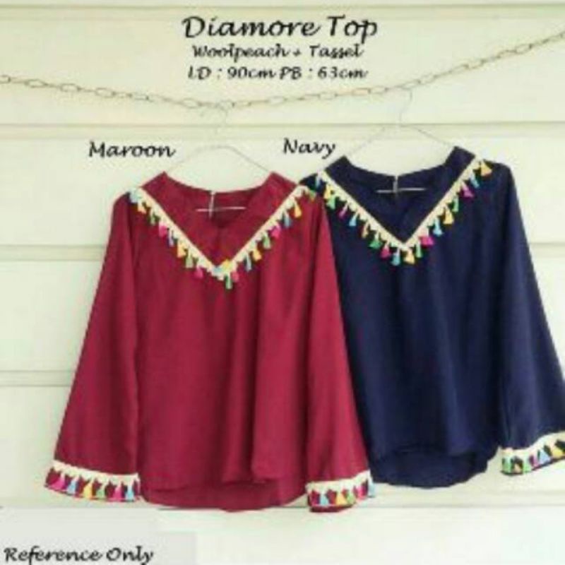 Diamore top atasan wanita blouse fashion remaja