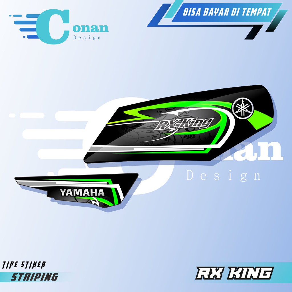 Scotlite Sticker Striping Variasi Yamaha RX King Mural Line Skotlite Motor Variasi