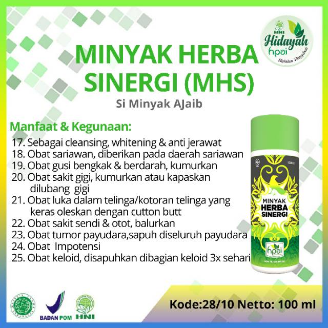 Minyak Herba Sinergi Hpai Shopee Indonesia