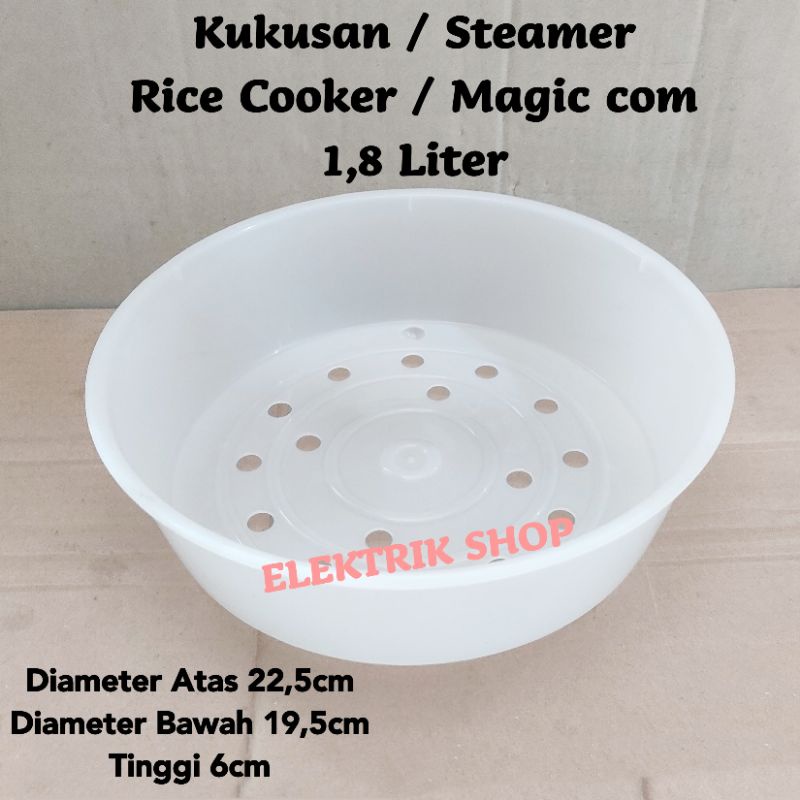 KUKUSAN RICE COOKER / WADAH KUKUSAN STEAMER MAGIC COM RICE COOKER 1,8 LITER MODEL RANDOM