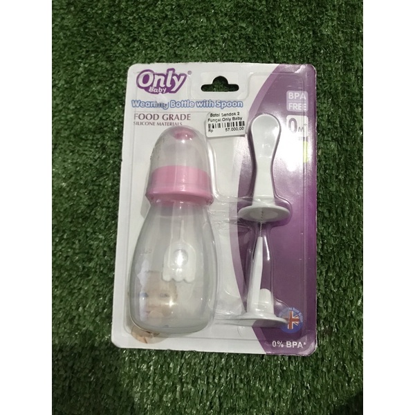 Only Baby Weaning Bottle with Spoon