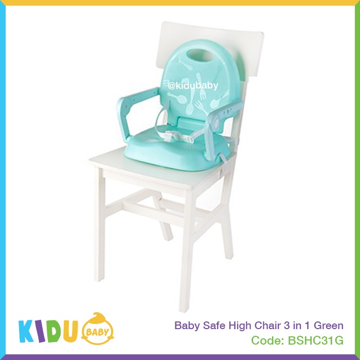 Baby Safe High Chair 3 in 1 Kursi Makan Bayi dan Anak Seat Bayi Kidu Baby