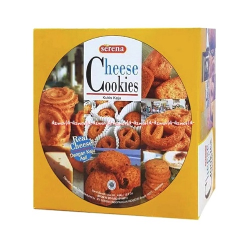 Serena Cheese Cookies Kukis keju 450gr Aneka Snack Cemilan Keju Kaleng Want Cookies Say Cheese Serrena