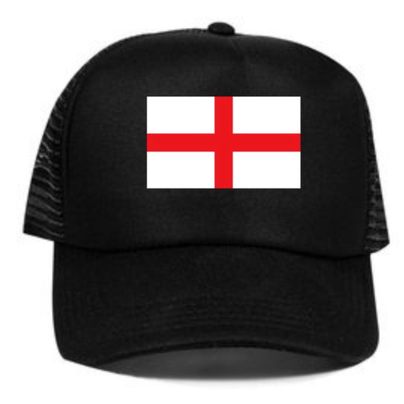 EDISI EURO CUSTOM TOPI / Topi Trucker Custom Bendera England / TOPI MURAH