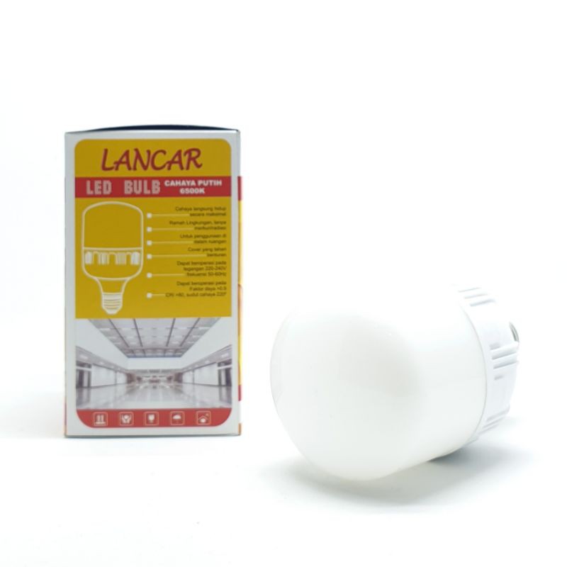 Lancar 20w Lampu Led Tabung Kapsul Ekonomis 20 Watt Cahaya Putih