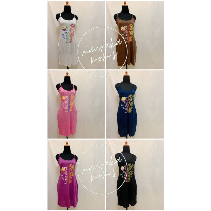 DASTER TALI SATU/ DASTER MIDI/ DASTER PENDEK/ DASTER SEXY MOTIF BAMBU BAHAN HALUS