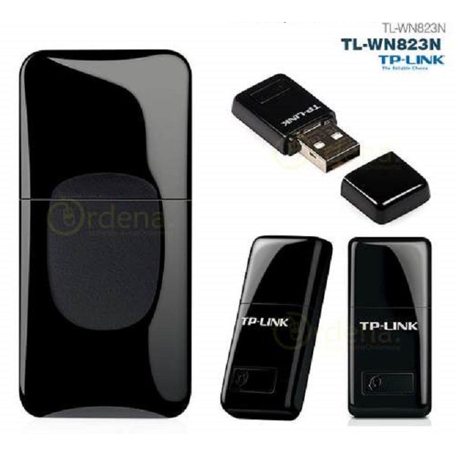 TP-LINK 300Mbps Wireless N Nano USB Adapter TL-WN823N - Black