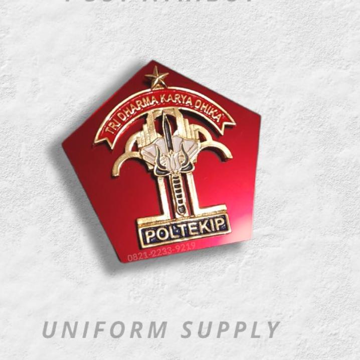 Top Produk.. Emblem Pet Taruna POLTEKIP / Topi Pet Poltekip / Atribut Poltekip / Atribut Taruna / At