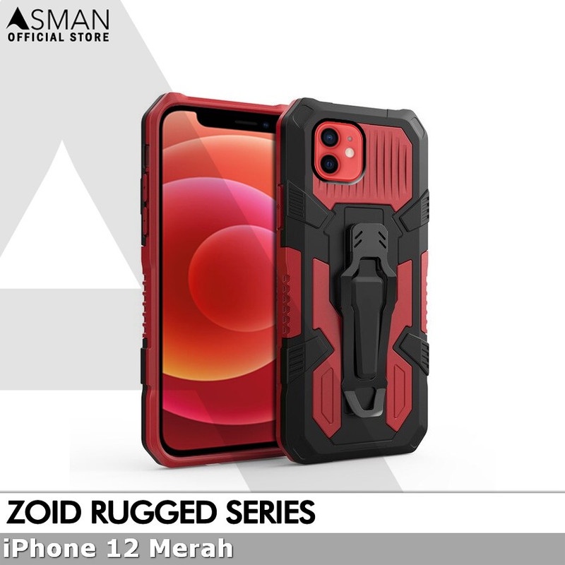 Asman Case iPhone 12 Zoid Ruged Armor Premium