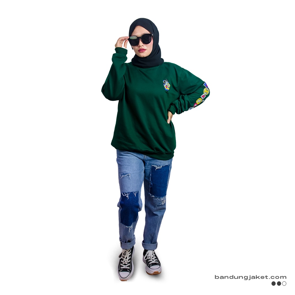 Mickey Tren Sweatshirt  Holyrider Emerald