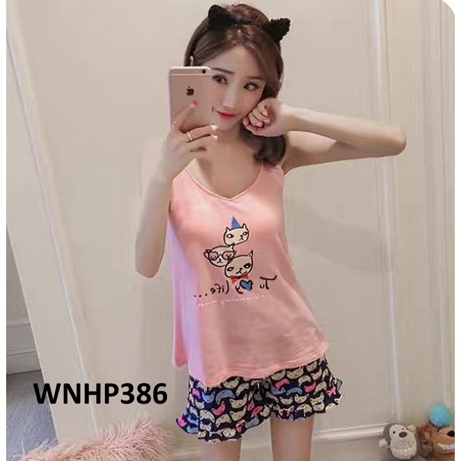 Baju Tidur Wanita Tanktop - Baju Santai Wanita