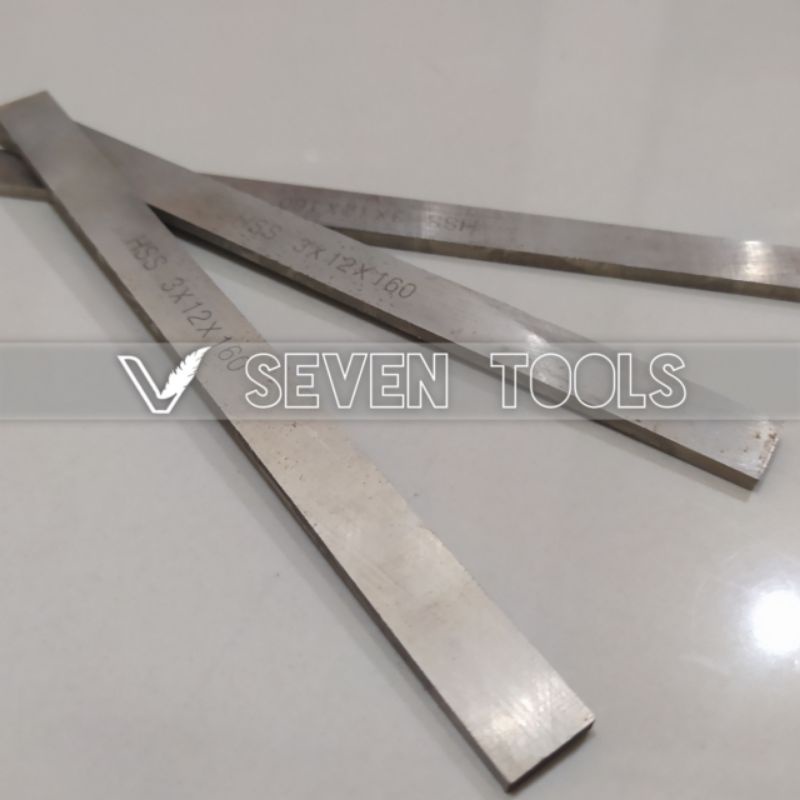Mata pahat bubut HSS Rectagular flat cut off mata pisau bubut potong 3 X 12 X 160