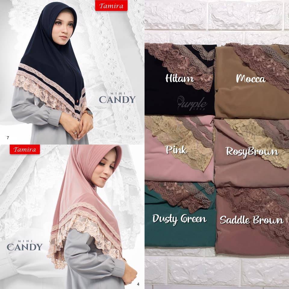 Jilbab Bergo Mini Candy By TAMIRA