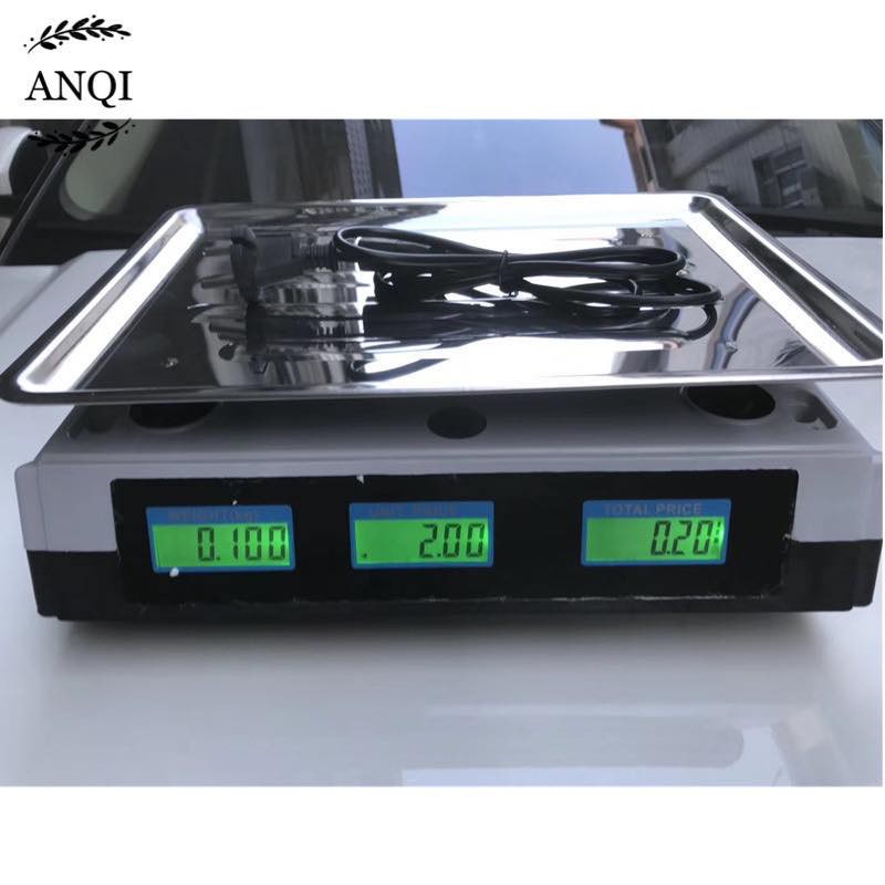 ANQI1888 Digital Computing Scale 40Kg Double Display / Timbangan Digital buah