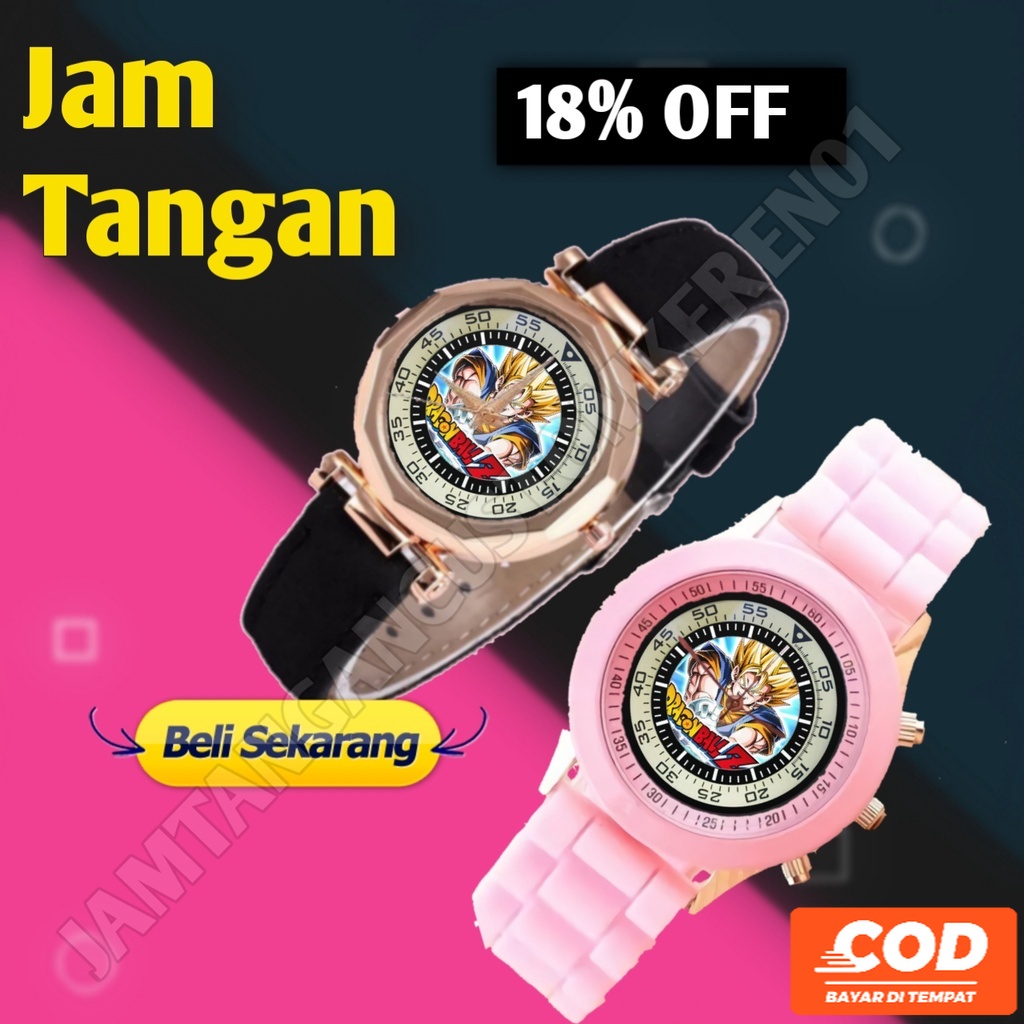 Jam Tangan Wanita DRAGON BALL Z Custom Keren Termurah 0