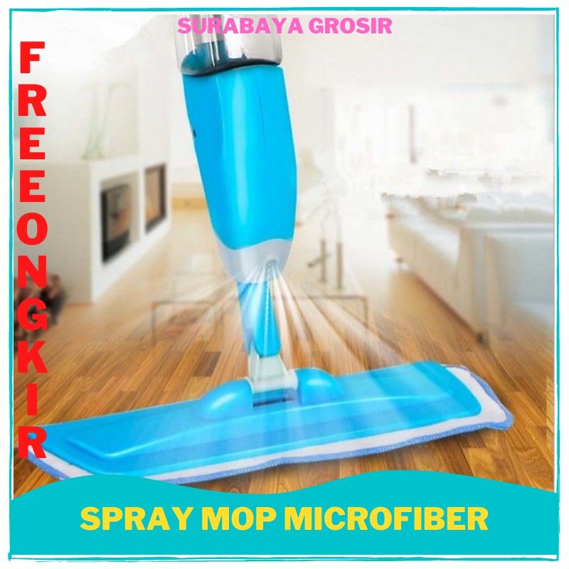 TERLARIS Spray Mop Microfiber Alat Pel Lantai Super Mikrofiber Semprot Bolde Ok Surabaya Grosir