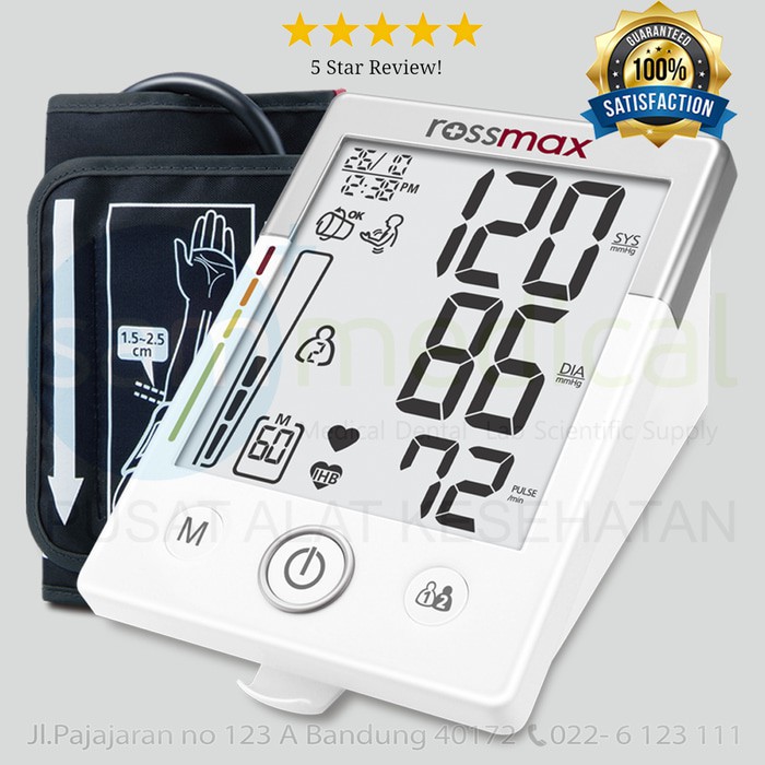 Promo Alkes - ROSSMAX MW701f Tensimeter Digital Tekanan Darah GARANSI