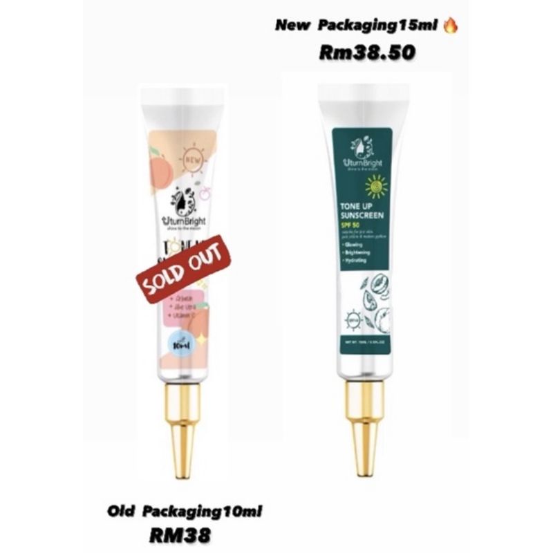 READY | U TURN BRIGHT SUNSCREEN 15ML ORIGINAL MALAYSIA BY MUNIRA