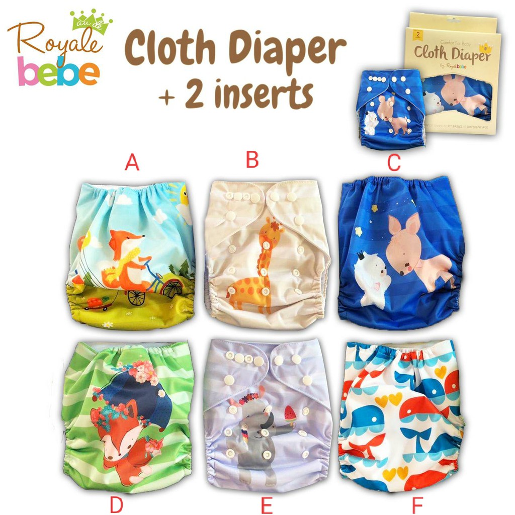 Royal Bebe Clodi 2 Insert Clodi Bayi Diapers Bayi Shopee Indonesia