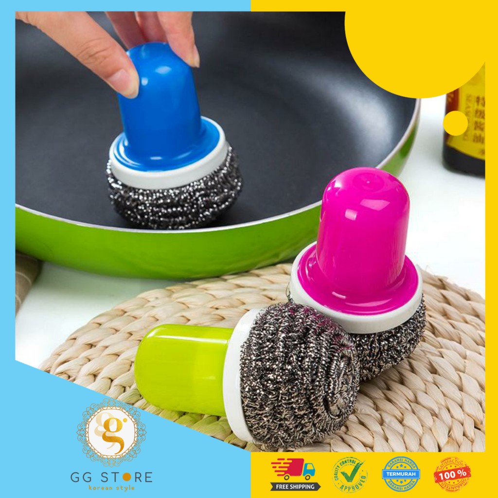 Sale E143 Sikat Serabut Baja Pembersih Peralatan Dapur Alat Cuci Sikat 03zVqxCLxwd0e