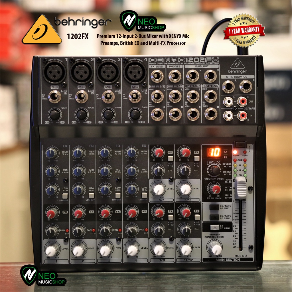 Jual Behringer Fx Premium Input Bus Mixer With Xenyx Mic