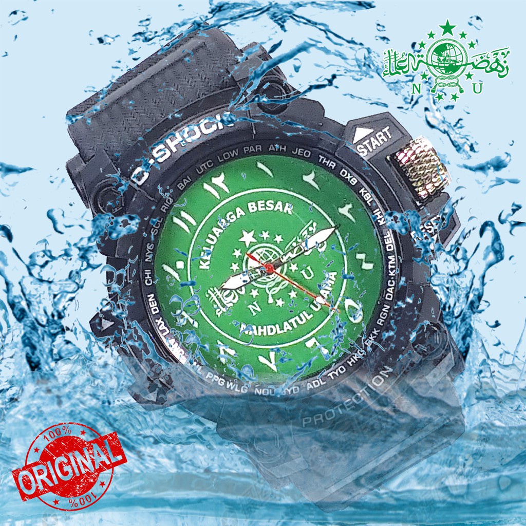 Jam Tangan Outdoor "Nahdlatul Ulama" [ NU , Banser , Ansor ]