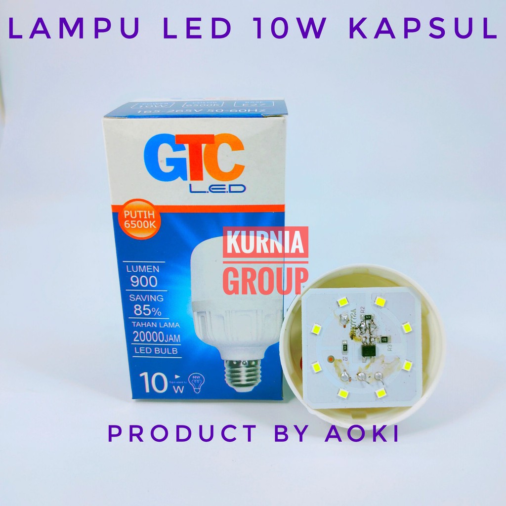 TERMURAH !! LAMPU LED 10W KAPSUL PUTIH TERANG BOHLAM LED 10 WATT 10WATT HARGA GROSIR