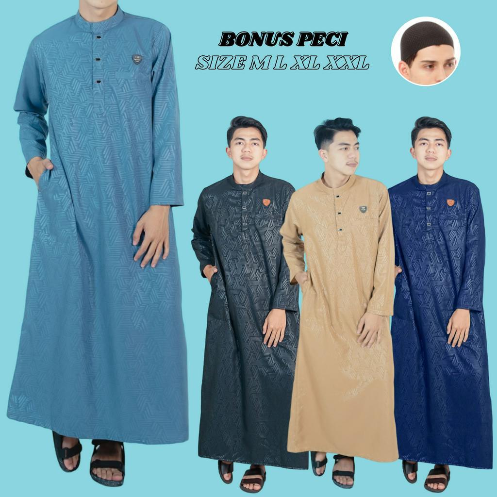 AL HURUMAT JUBAH PRIA DEWASA DAN REMAJA GAMIS LAKI LAKI