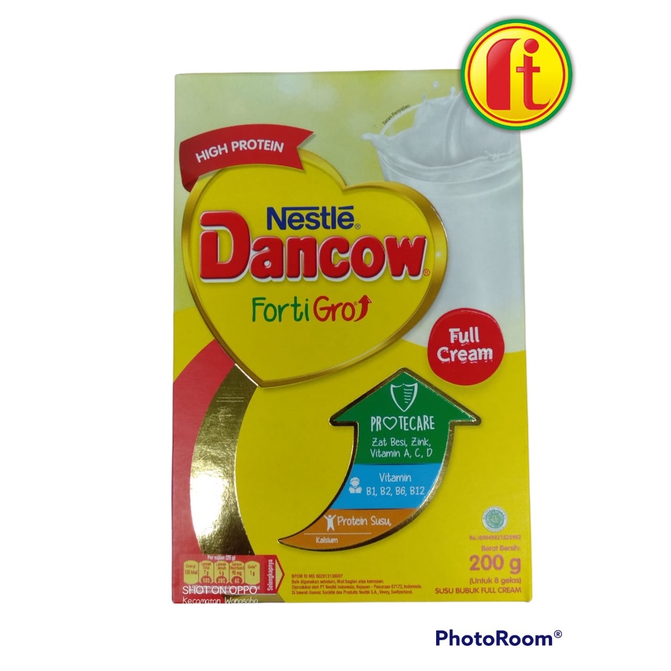 

DANCOW FORTIGRO FULL CREAM 200 GR