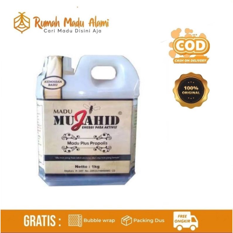 

Madu Mujahid Asli Madu Hutan Kalimantan Plus Propolis 1 kg