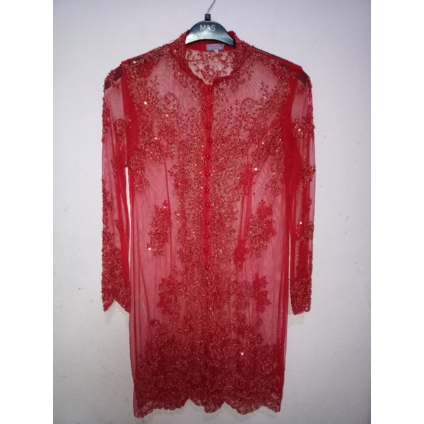 Kebaya Payet Merah