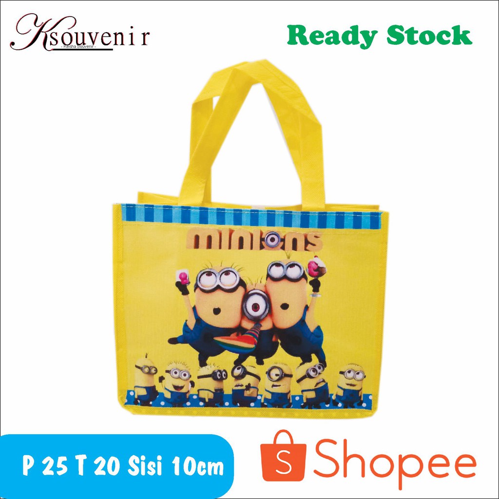 

Tas souvenir tas ultah tas ulang tahun goodie bag tas murah minions